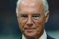 Franz Beckenbauer before the match